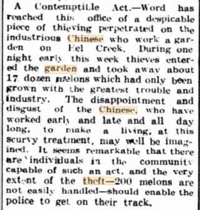A small newspaper cutting can open a much larger story. This extract from the Gympie Times, dated 18 December 1919, is among the records gathered by Gympie Regional Libraries to trace Chinese lives in the district.
