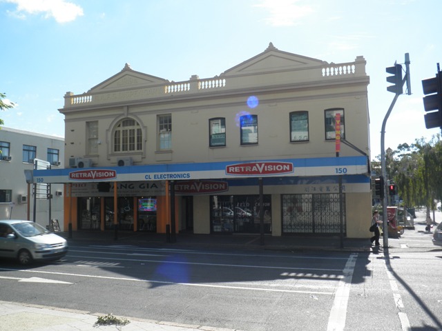 The heritage-listed Wickham Street premises associated with On War Tai. A contemporary building photograph is a trace of place, not an image of the original shop in operation.