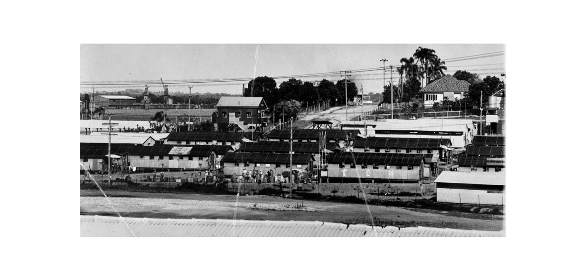 Chinese camp at Bulimba during the Second World War. State Library of Queensland, negative 33895.